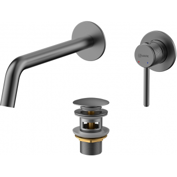 Смеситель LEMARK BELUGA LMF-8033B-GM для раковины Смеситель LEMARK BELUGA LMF-8033B-GM для раковины
