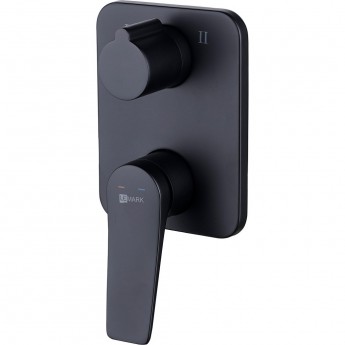 Смеситель LEMARK BRONX LM3727BL для ванны и душа встраиваемый с 2-функциональным дивертором черный Смеситель LEMARK BRONX LM3727BL для ванны и душа встраиваемый с 2-функциональным дивертором черный