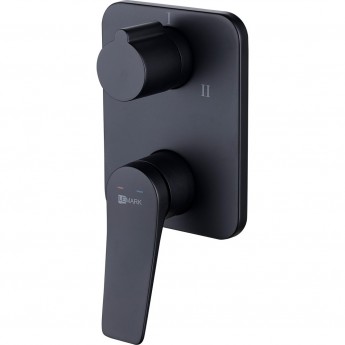 Смеситель LEMARK BRONX LM3728BL для ванны и душа встраиваемый с 3-функциональным дивертором черный Смеситель LEMARK BRONX LM3728BL для ванны и душа встраиваемый с 3-функциональным дивертором черный