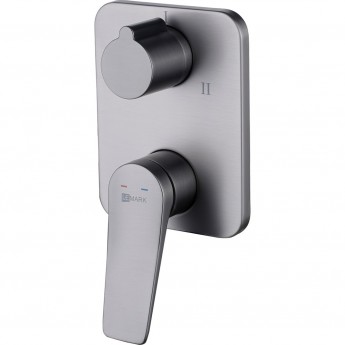 Смеситель LEMARK BRONX LM3728GM для ванны и душа встраиваемый с 3-функциональным дивертором графит Смеситель LEMARK BRONX LM3728GM для ванны и душа встраиваемый с 3-функциональным дивертором графит