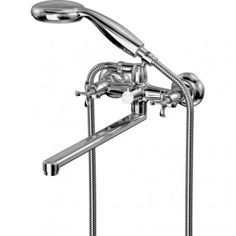 Смеситель LEMARK FLORA LM0152C универсальный с плоским изливом 300мм хром Смеситель LEMARK FLORA LM0152C универсальный с плоским изливом 300мм хром