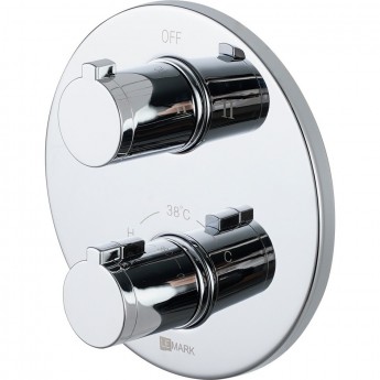 Термостат LEMARK YETI LM7827C для ванны и душа встраиваемый с 2-функциональным дивертором Термостат LEMARK YETI LM7827C для ванны и душа встраиваемый с 2-функциональным дивертором