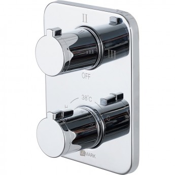 Термостат LEMARK YETI LM7848C для ванны и душа встраиваемый с 3-функциональным дивертором Термостат LEMARK YETI LM7848C для ванны и душа встраиваемый с 3-функциональным дивертором